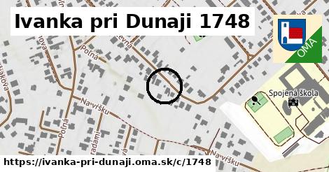 Ivanka pri Dunaji <span class="supisne">1748</span>