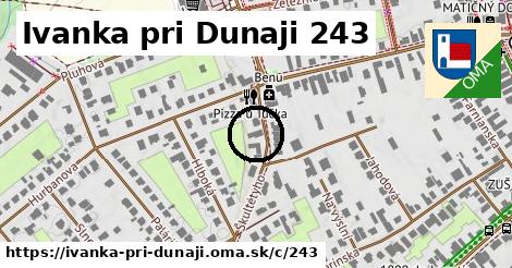 Ivanka pri Dunaji <span class="supisne">243</span>