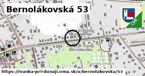 Bernolákovská 53, Ivanka pri Dunaji