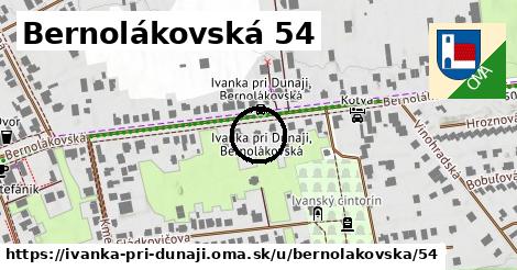 Bernolákovská 54, Ivanka pri Dunaji