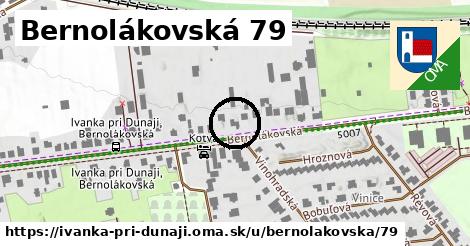 Bernolákovská 79, Ivanka pri Dunaji