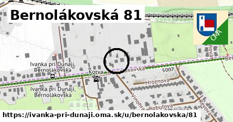 Bernolákovská 81, Ivanka pri Dunaji
