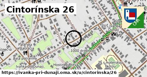 Cintorínska 26, Ivanka pri Dunaji