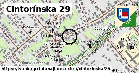 Cintorínska 29, Ivanka pri Dunaji