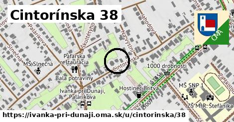 Cintorínska 38, Ivanka pri Dunaji