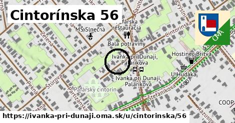 Cintorínska 56, Ivanka pri Dunaji