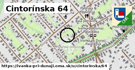 Cintorínska 64, Ivanka pri Dunaji