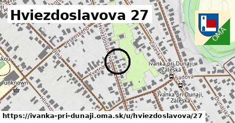 Hviezdoslavova 27, Ivanka pri Dunaji