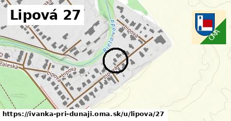 Lipová 27, Ivanka pri Dunaji