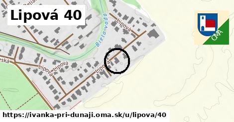 Lipová 40, Ivanka pri Dunaji