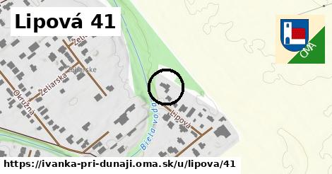 Lipová 41, Ivanka pri Dunaji