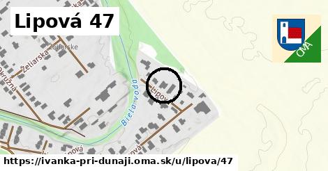 Lipová 47, Ivanka pri Dunaji