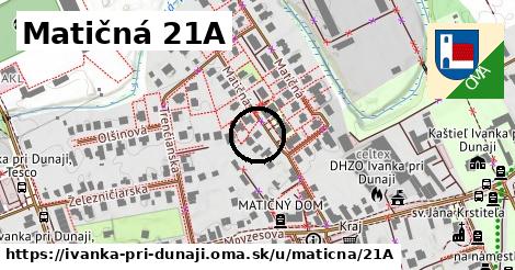 Matičná 21A, Ivanka pri Dunaji