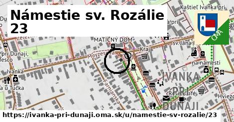 Námestie sv. Rozálie 23, Ivanka pri Dunaji