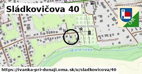 Sládkovičova 40, Ivanka pri Dunaji