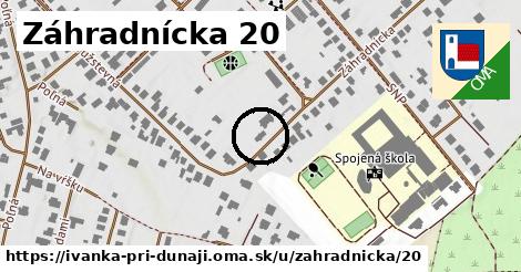 Záhradnícka 20, Ivanka pri Dunaji