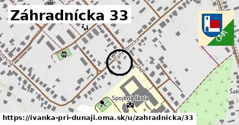 Záhradnícka 33, Ivanka pri Dunaji