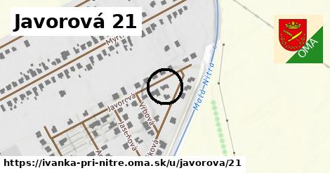 Javorová 21, Ivanka pri Nitre