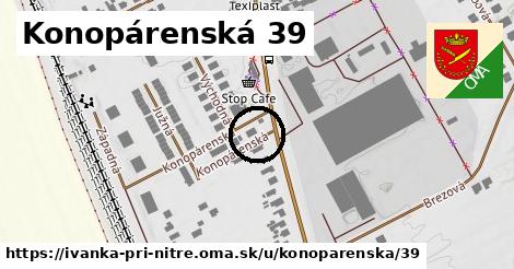 Konopárenská 39, Ivanka pri Nitre