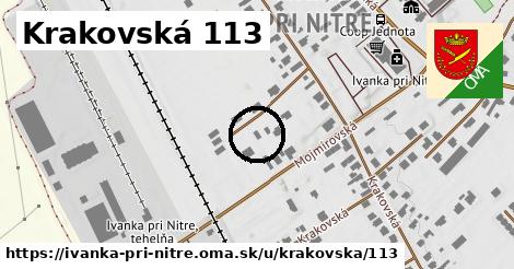 Krakovská 113, Ivanka pri Nitre