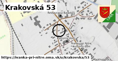Krakovská 53, Ivanka pri Nitre