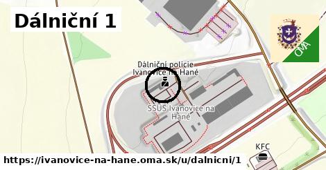 Dálniční 1, Ivanovice na Hané