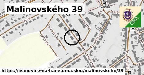 Malinovského 39, Ivanovice na Hané