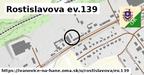 Rostislavova ev.139, Ivanovice na Hané