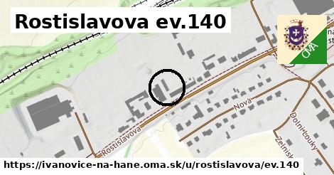 Rostislavova ev.140, Ivanovice na Hané