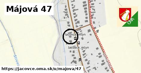 Májová 47, Jacovce