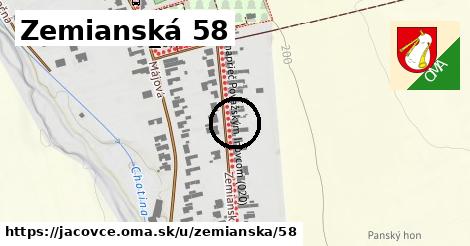 Zemianská 58, Jacovce