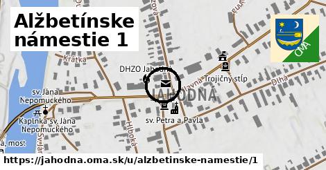 Alžbetínske námestie 1, Jahodná