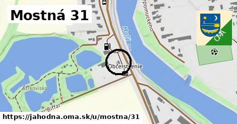 Mostná 31, Jahodná