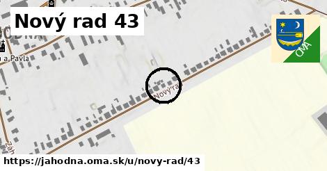 Nový rad 43, Jahodná