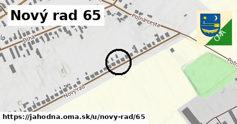 Nový rad 65, Jahodná