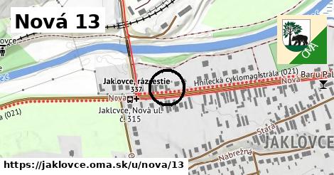 Nová 13, Jaklovce