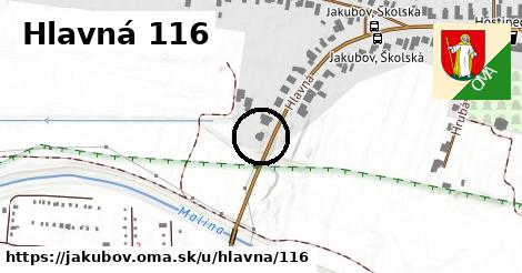 Hlavná 116, Jakubov