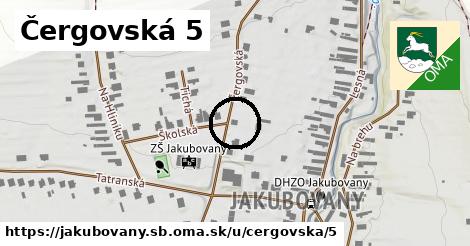 Čergovská 5, Jakubovany, okres SB