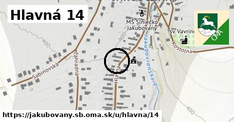 Hlavná 14, Jakubovany, okres SB