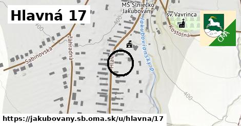 Hlavná 17, Jakubovany, okres SB