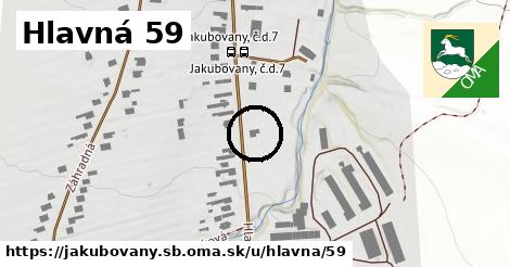 Hlavná 59, Jakubovany, okres SB