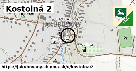 Kostolná 2, Jakubovany, okres SB