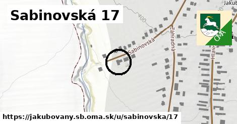Sabinovská 17, Jakubovany, okres SB