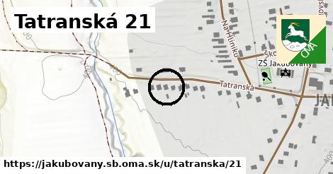 Tatranská 21, Jakubovany, okres SB