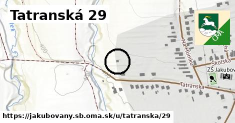 Tatranská 29, Jakubovany, okres SB