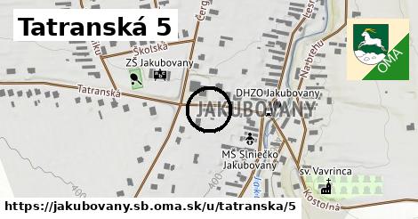 Tatranská 5, Jakubovany, okres SB