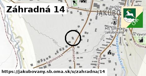 Záhradná 14, Jakubovany, okres SB