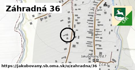 Záhradná 36, Jakubovany, okres SB