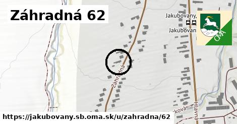 Záhradná 62, Jakubovany, okres SB