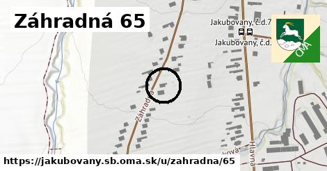 Záhradná 65, Jakubovany, okres SB